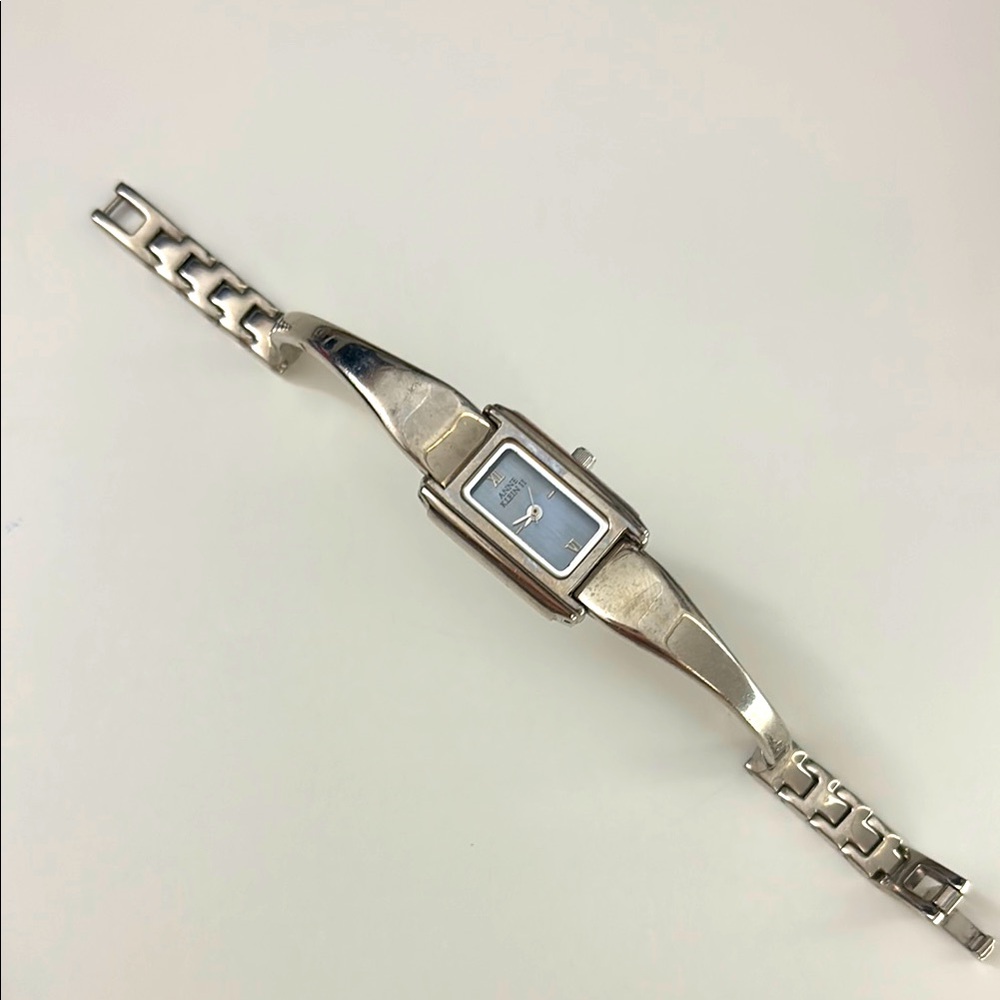 Silver Anne Klein Vintage Bracelet Watch